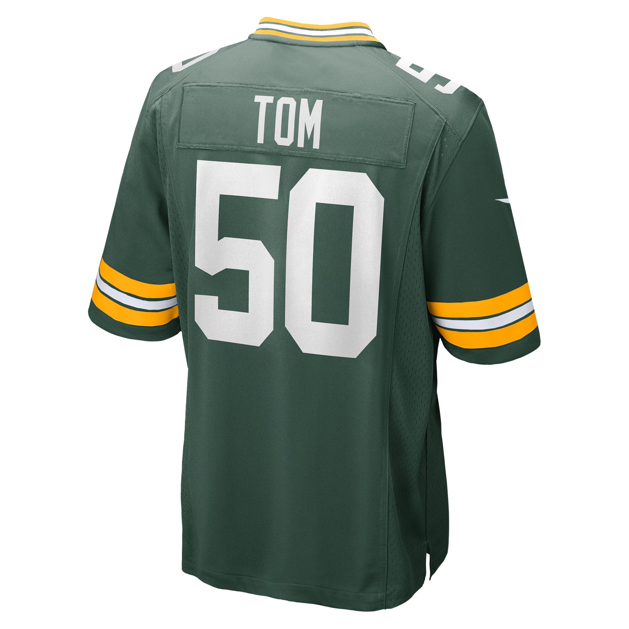 Green Bay Packers Zach Tom Green Game Player Jersey