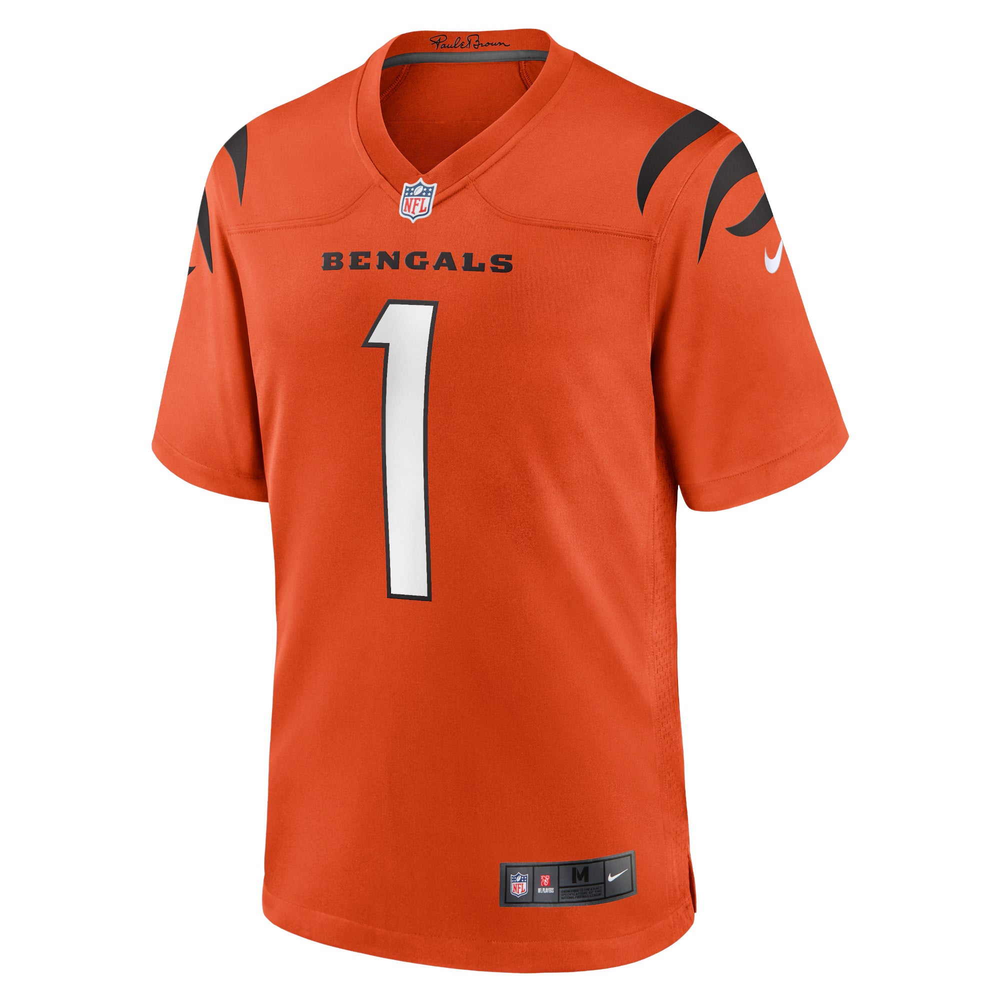Cincinnati Bengals Ja'Marr Chase Orange Alternate Game Jersey