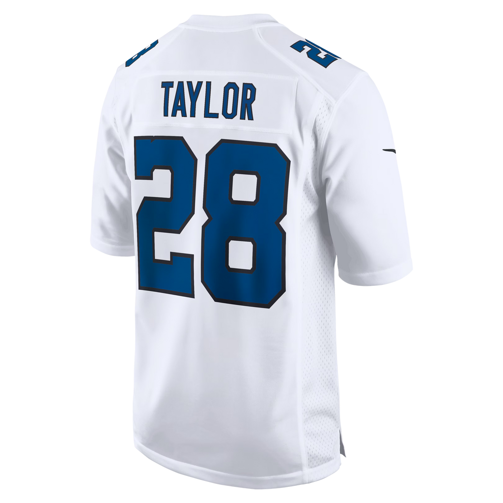 Indianapolis Colts Jonathan Taylor Tundra White Fashion Game Jersey