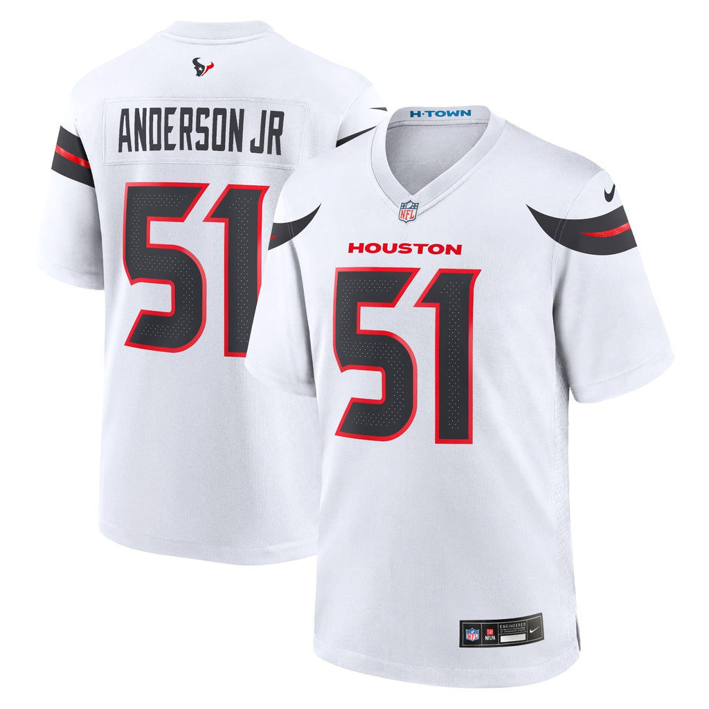 Houston Texans Will Anderson Jr. White Game Jersey