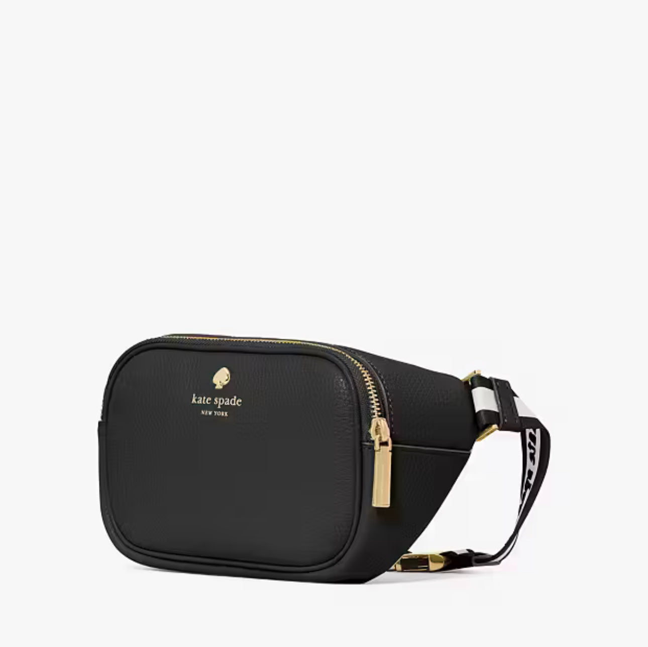 NWT Kate Spade Emma Leather Belt Bag In Black