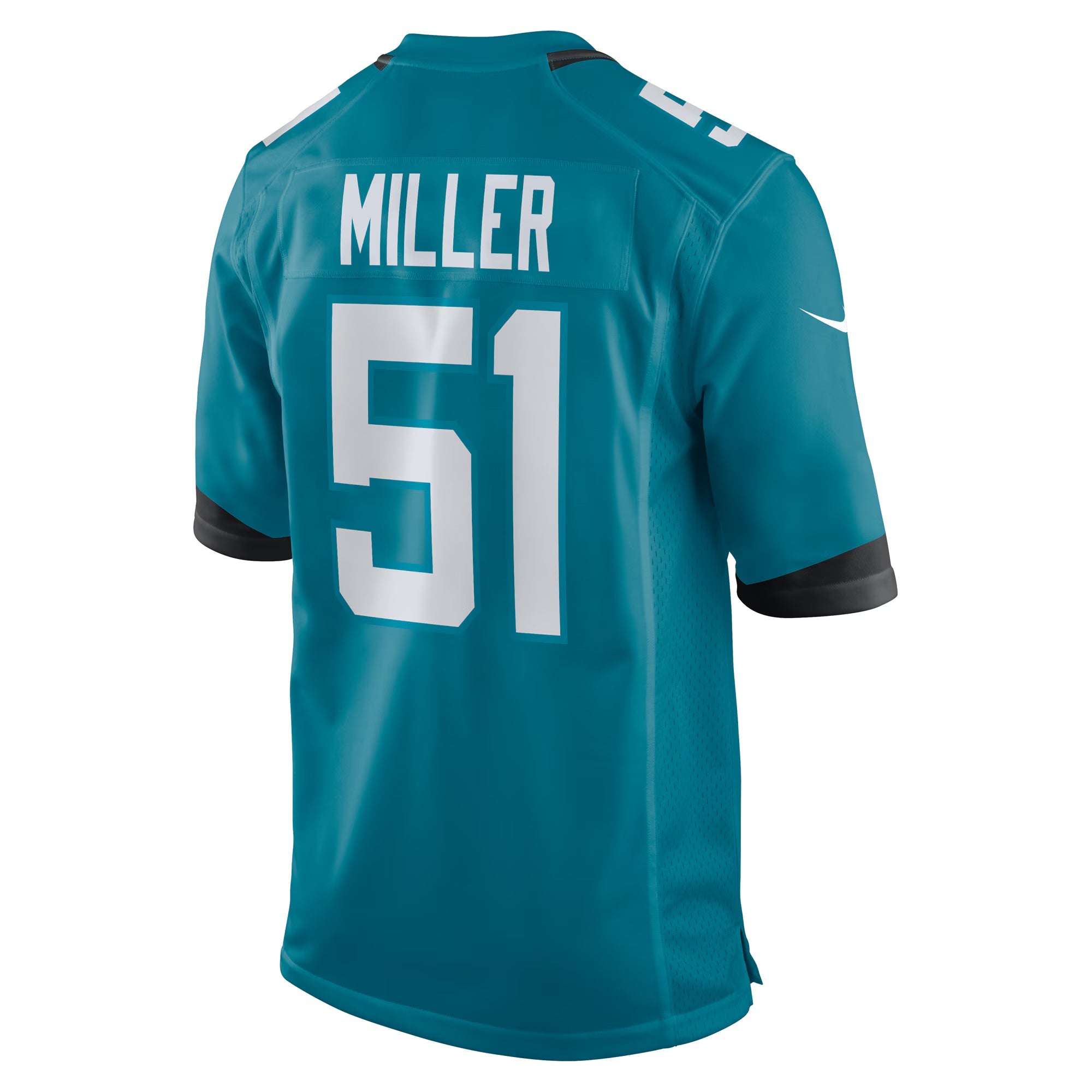 Jacksonville Jaguars Ventrell Miller Teal Game Jersey