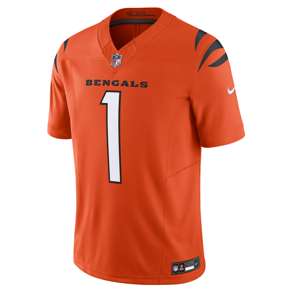 Cincinnati Bengals Ja'Marr Chase Orange Vapor F.U.S.E. Limited Jersey