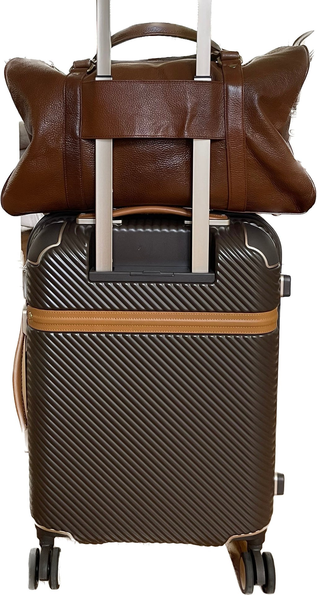 New Buffalo Leather Large Tan Duffel/Travel Bag For Men/Women