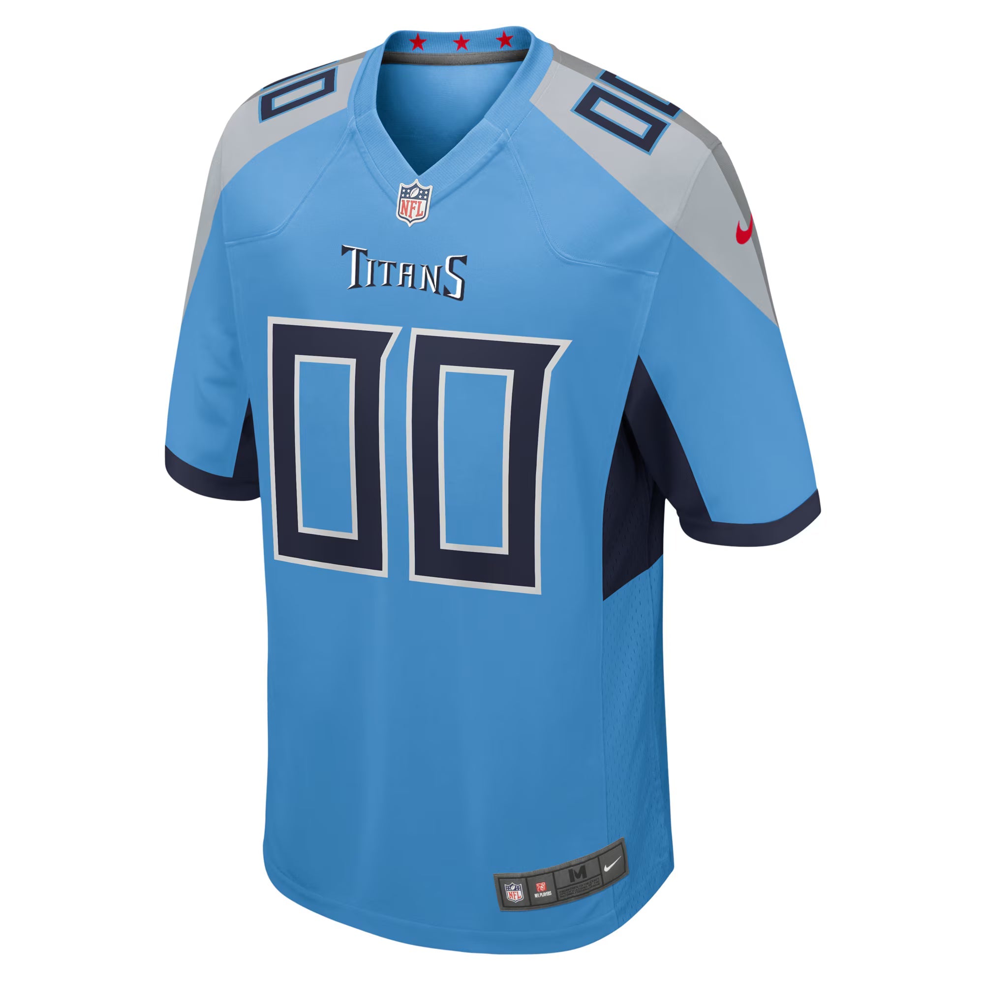 Tennessee Titans Light Blue Alternate Custom Game Jersey