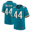 Jacksonville Jaguars Travon Walker Teal Prowler Throwback Player Game Jersey
