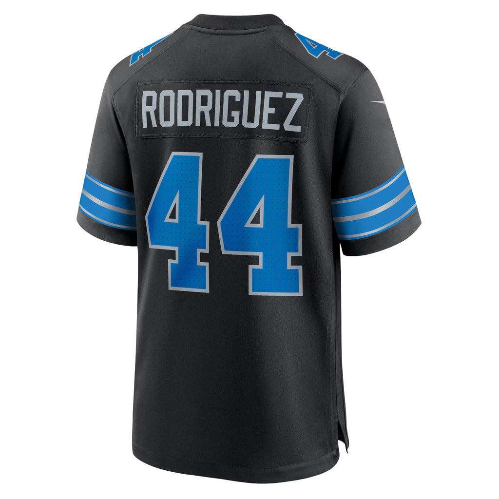 Detroit Lions Malcolm Rodriguez Black 2nd Alternate Game Jersey