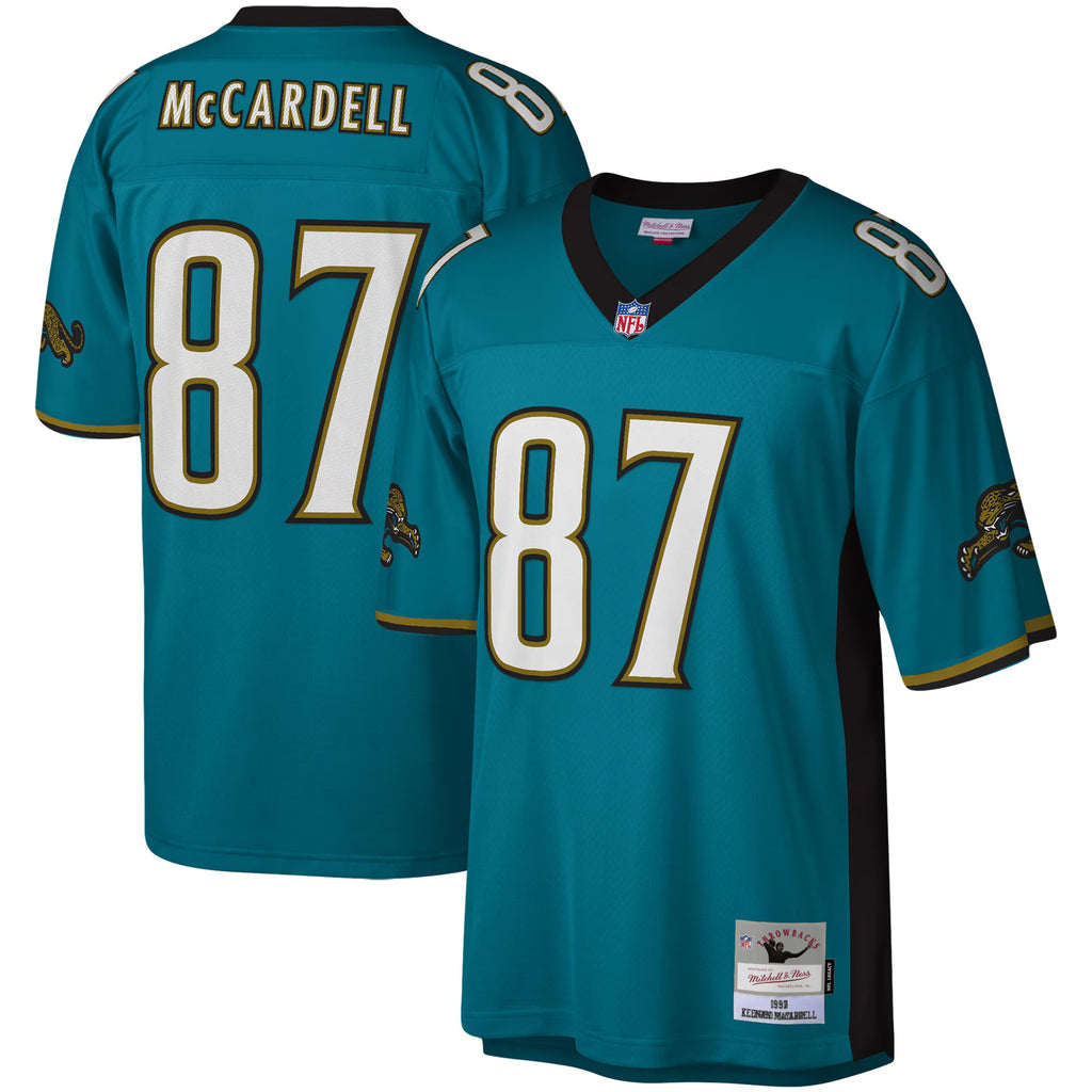 Jacksonville Jaguars Keenan McCardell Mitchell & Ness Teal Legacy Replica Jersey
