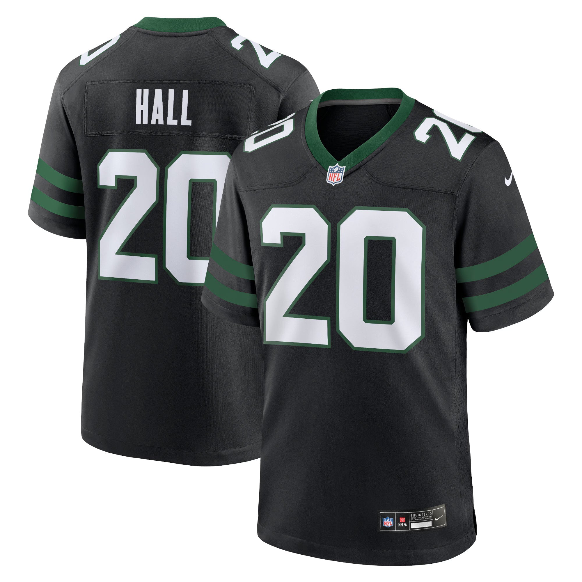 New York Jets Breece Hall Legacy Black Alternate Game Jersey