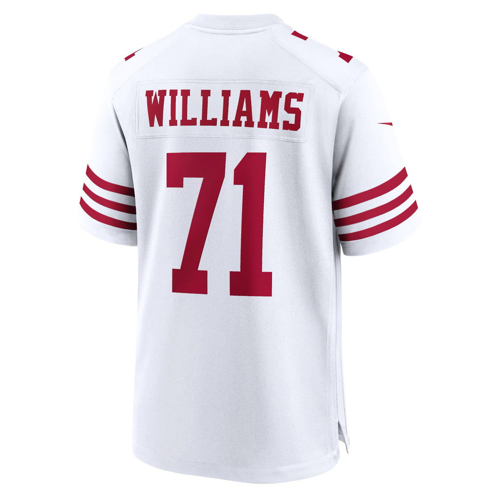 San Francisco 49ers Trent Williams White Player Game Jersey