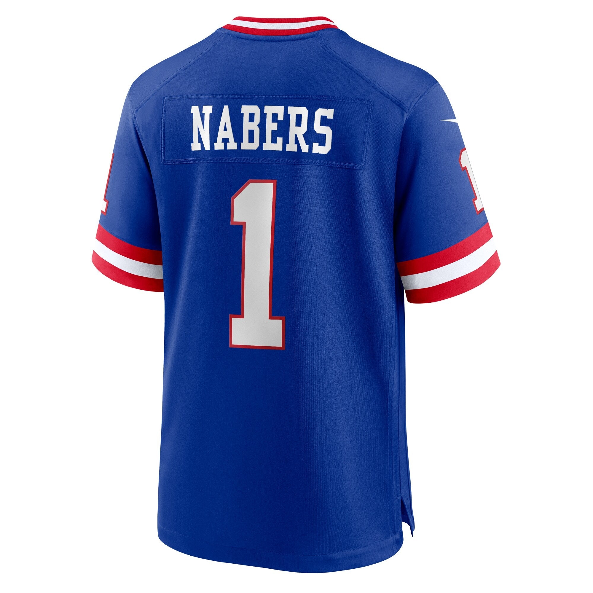 New York Giants Malik Nabers Royal Game Player Jersey
