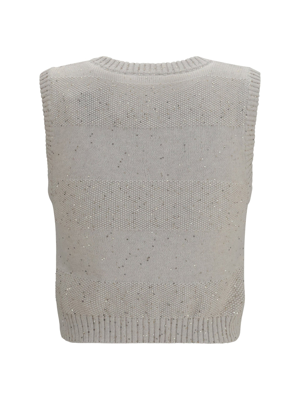 Brunello Cucinelli Women Knit And Sequin Vest