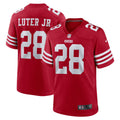 San Francisco 49ers Darrell Luter Jr. Scarlet Game Jersey