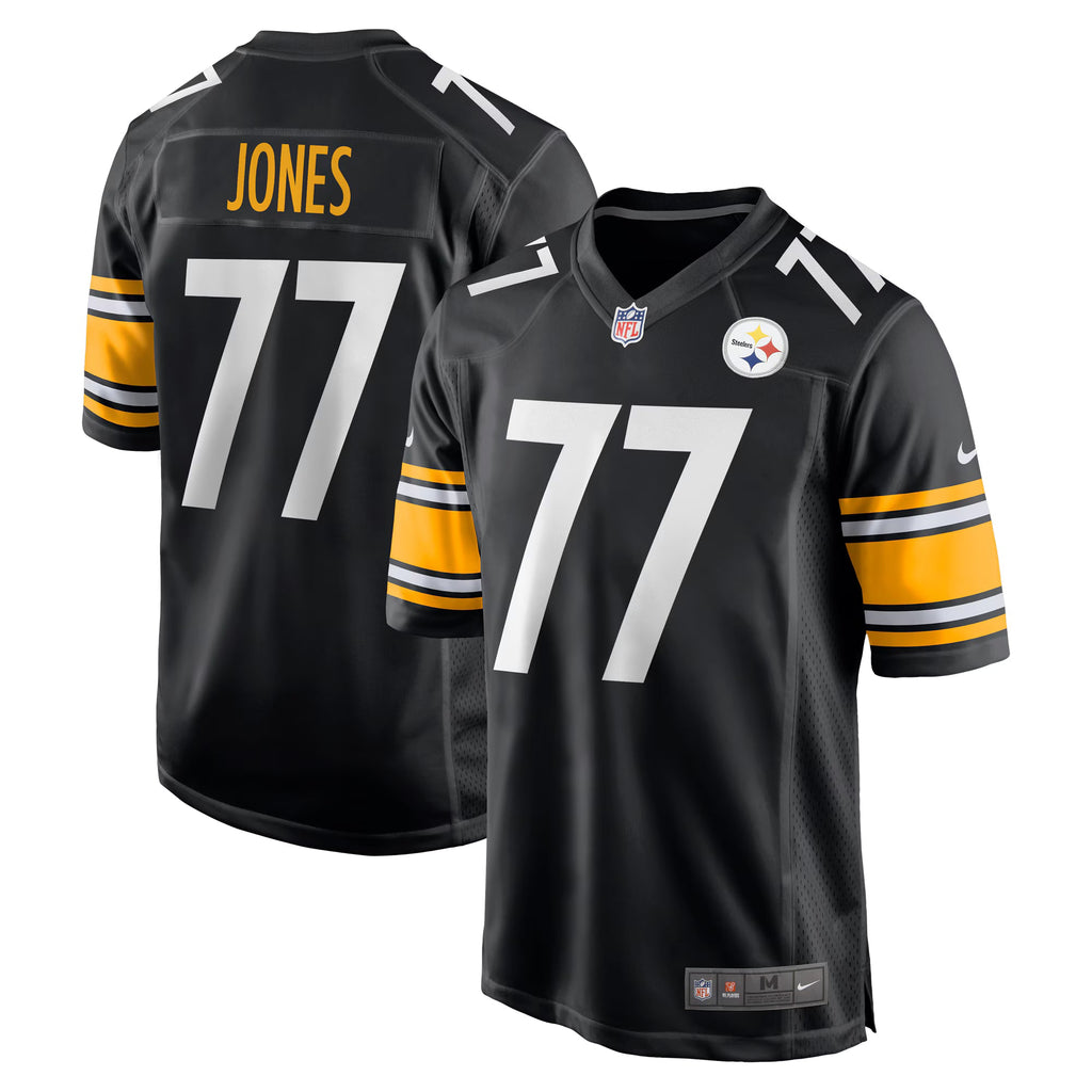 Pittsburgh Steelers Broderick Jones Black Game Jersey