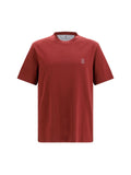 Brunello Cucinelli Men Logoed T-Shirt