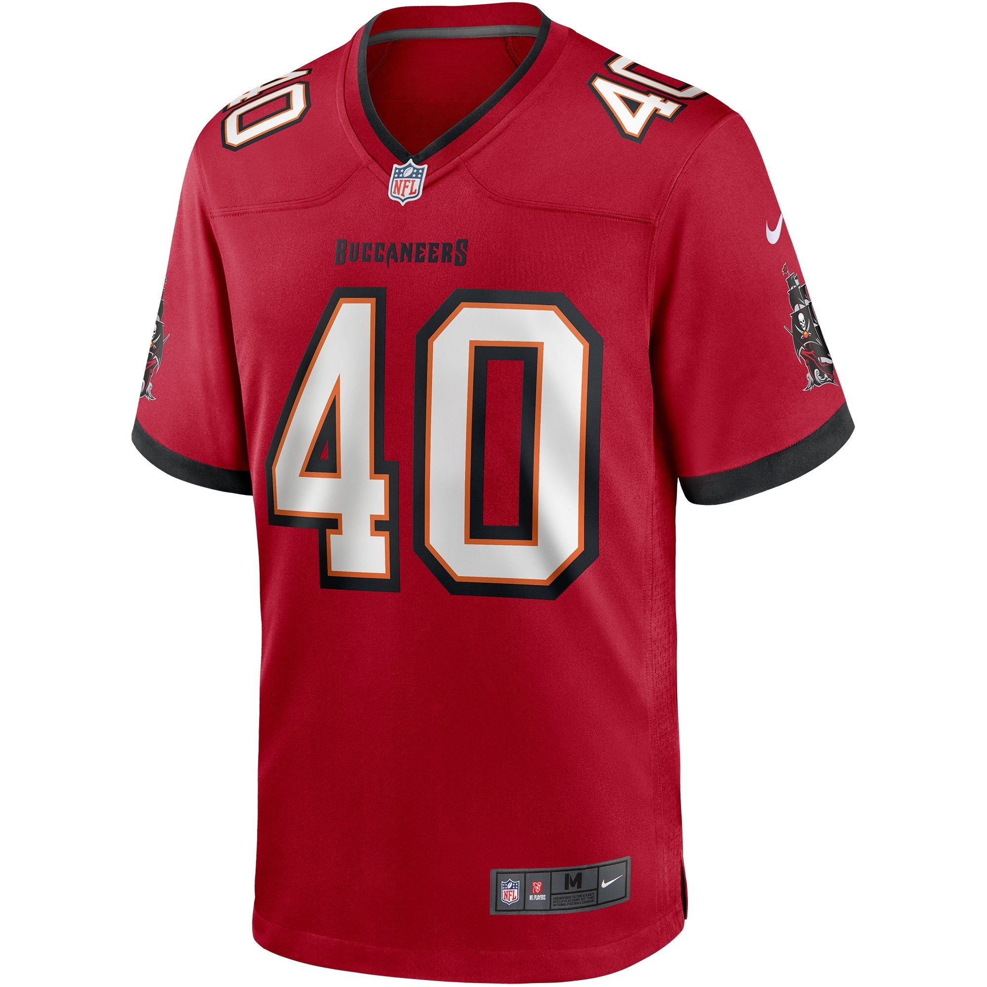 Tampa Bay Buccaneers Mike Alstott Red Retired Player Game Jersey