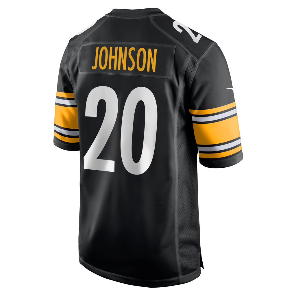 Pittsburgh Steelers Kaleb Johnson Black Team Game Jersey