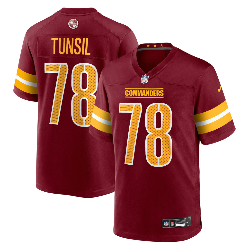 Washington Commanders Laremy Tunsil Burgundy Team Game Jersey