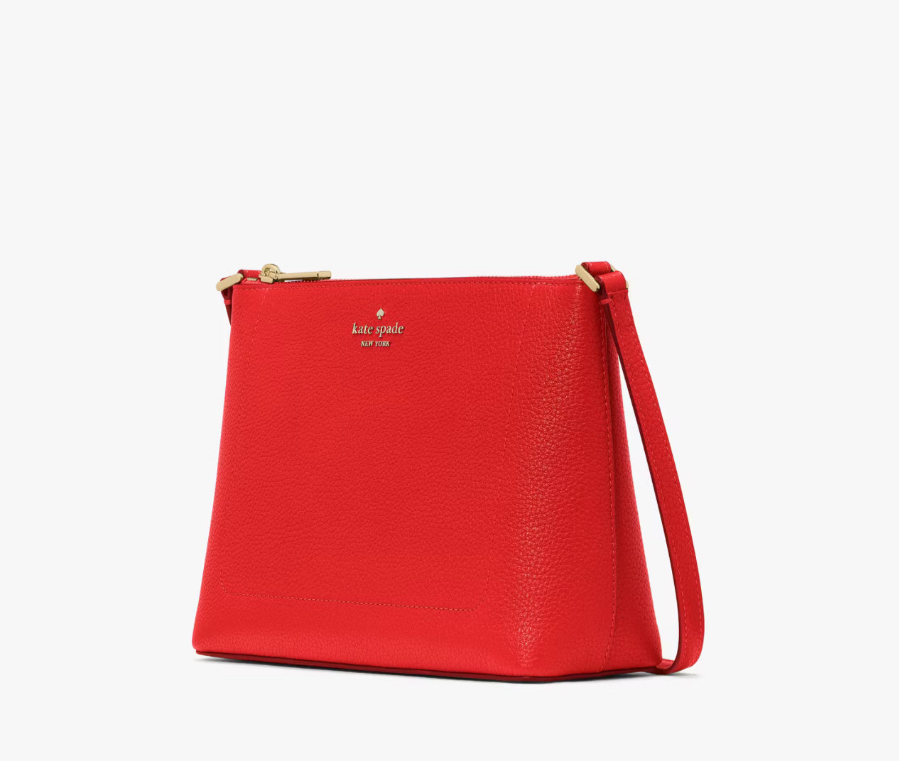 NWT Kate Spade Leila Medium Crossbody Leather Bag KG464 In Red