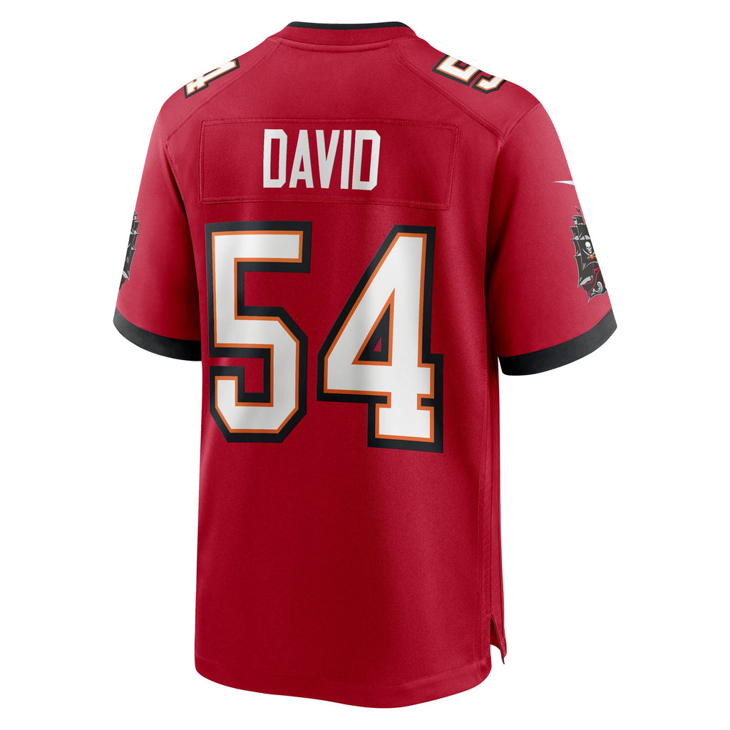 Tampa Bay Buccaneers Lavonte David Red 50th Season Team Game Jersey