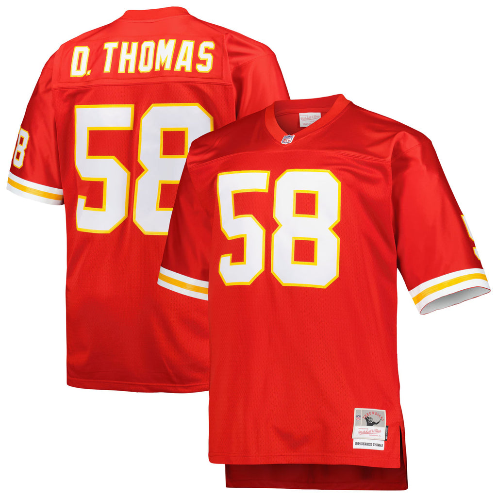 Kansas City Chiefs Derrick Thomas Mitchell & Ness Red Big & Tall 1994 Retired Player Replica Jersey