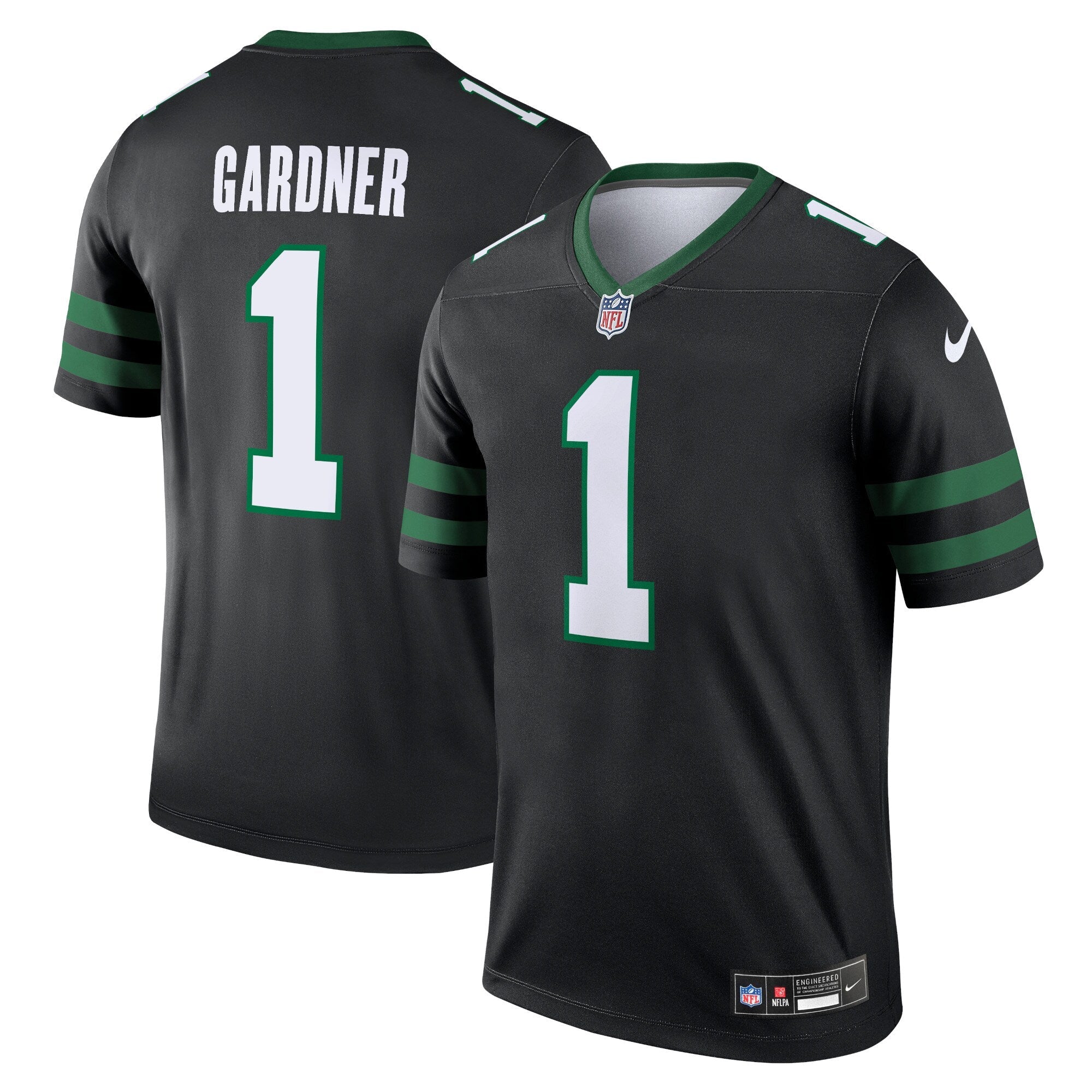 New York Jets Ahmad Sauce Gardner Black Legend Player Performance Top
