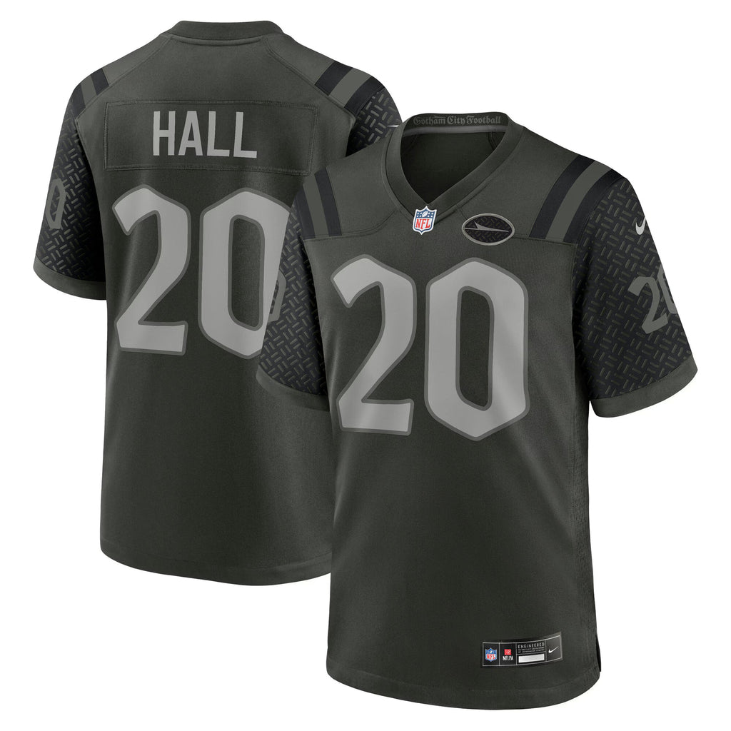 New York Jets Breece Hall Gotham Green 2025 Rivalries Collection Game Jersey