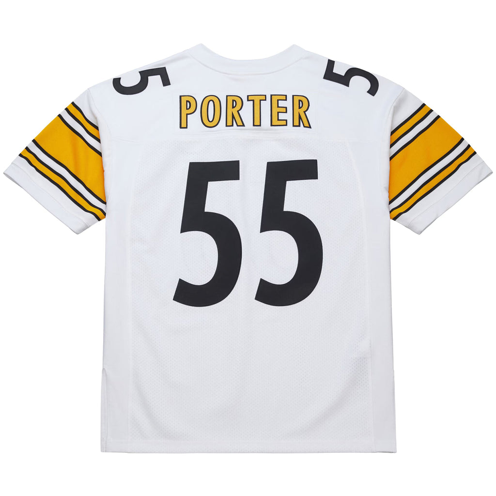 Pittsburgh Steelers Joey Porter Mitchell & Ness White 2005 Authentic Throwback Retired Player Jersey