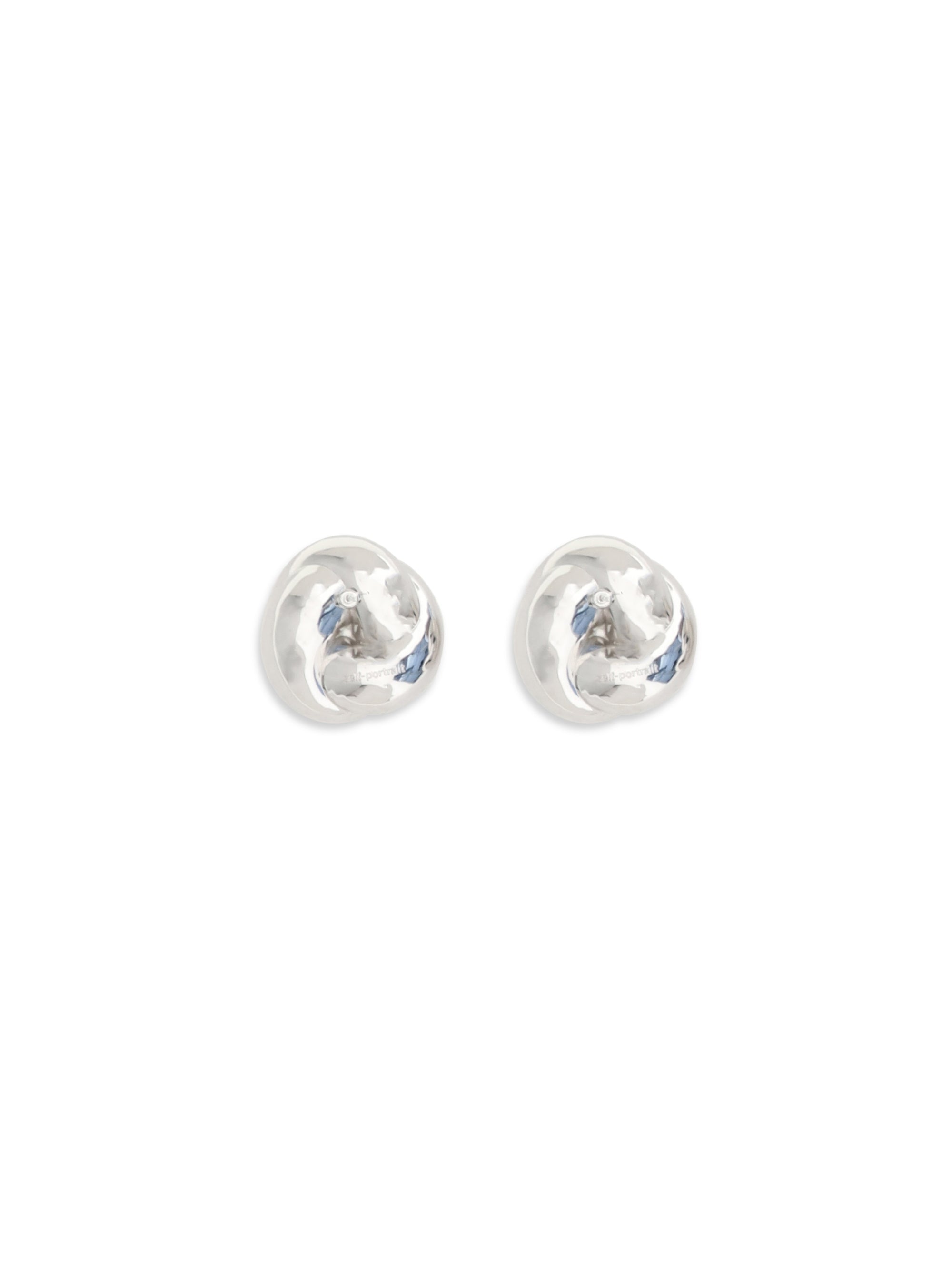 Self-Portrait Women Silver Knot Earrings