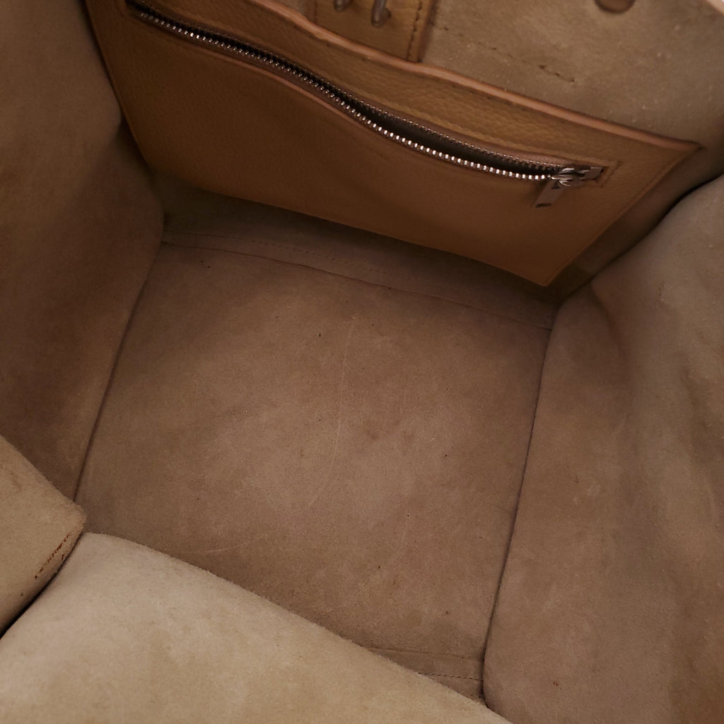 CELINE BEIGE LEATHER SMALL BIG CROSSBODY BAG