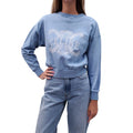 CELINE BLUE LOGO SWEATSHIRT - SIZE XS