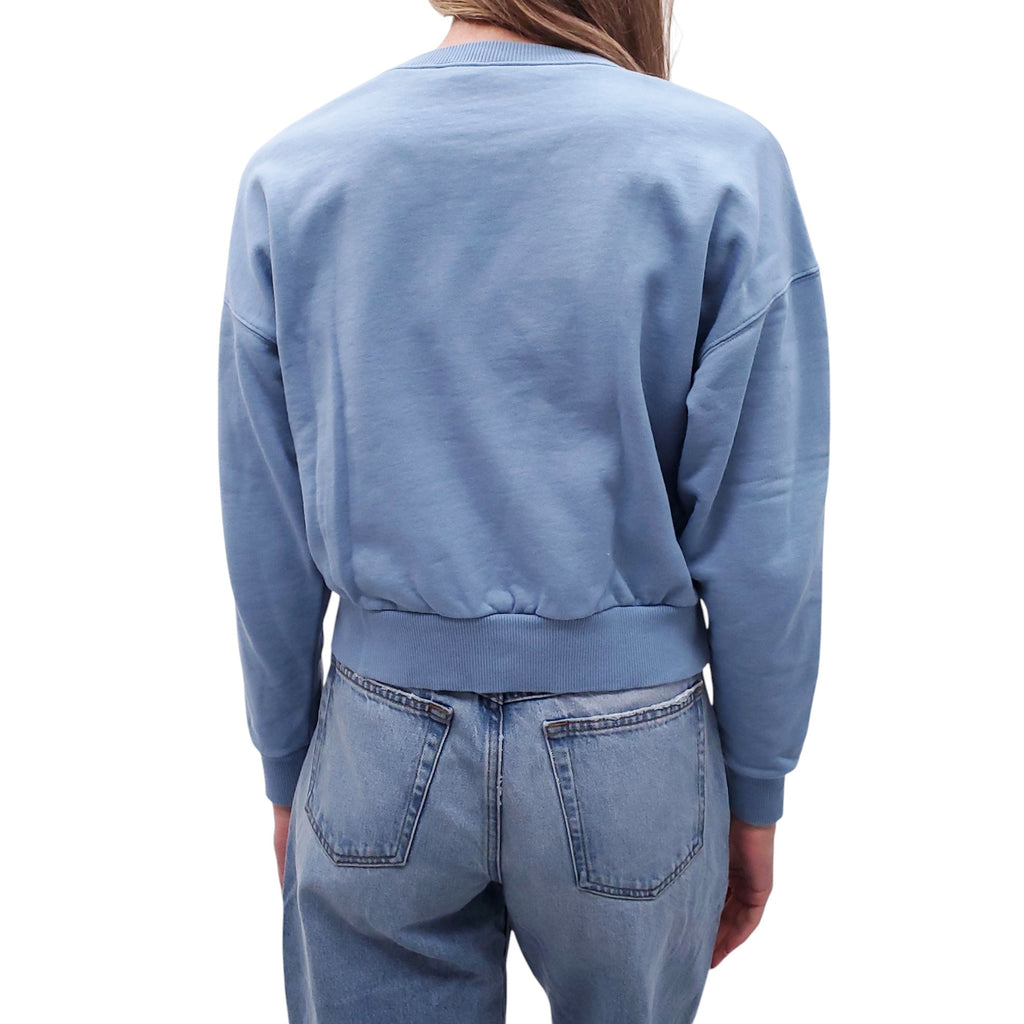 CELINE BLUE LOGO SWEATSHIRT - SIZE XS