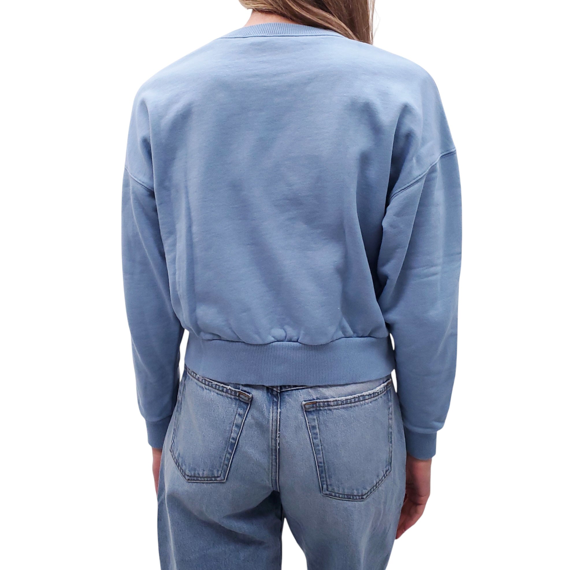 CELINE BLUE LOGO SWEATSHIRT - SIZE XS