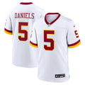 Washington Commanders Jayden Daniels White Game Super Bowl Era Jersey