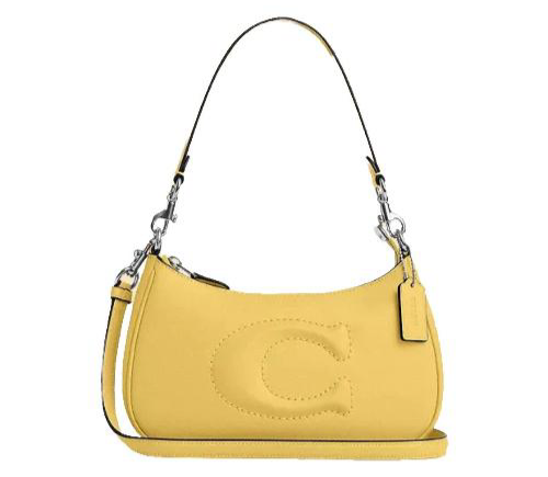 NWT Coach Teri Shoulder Bag with Signature Quilting In Smooth Leather