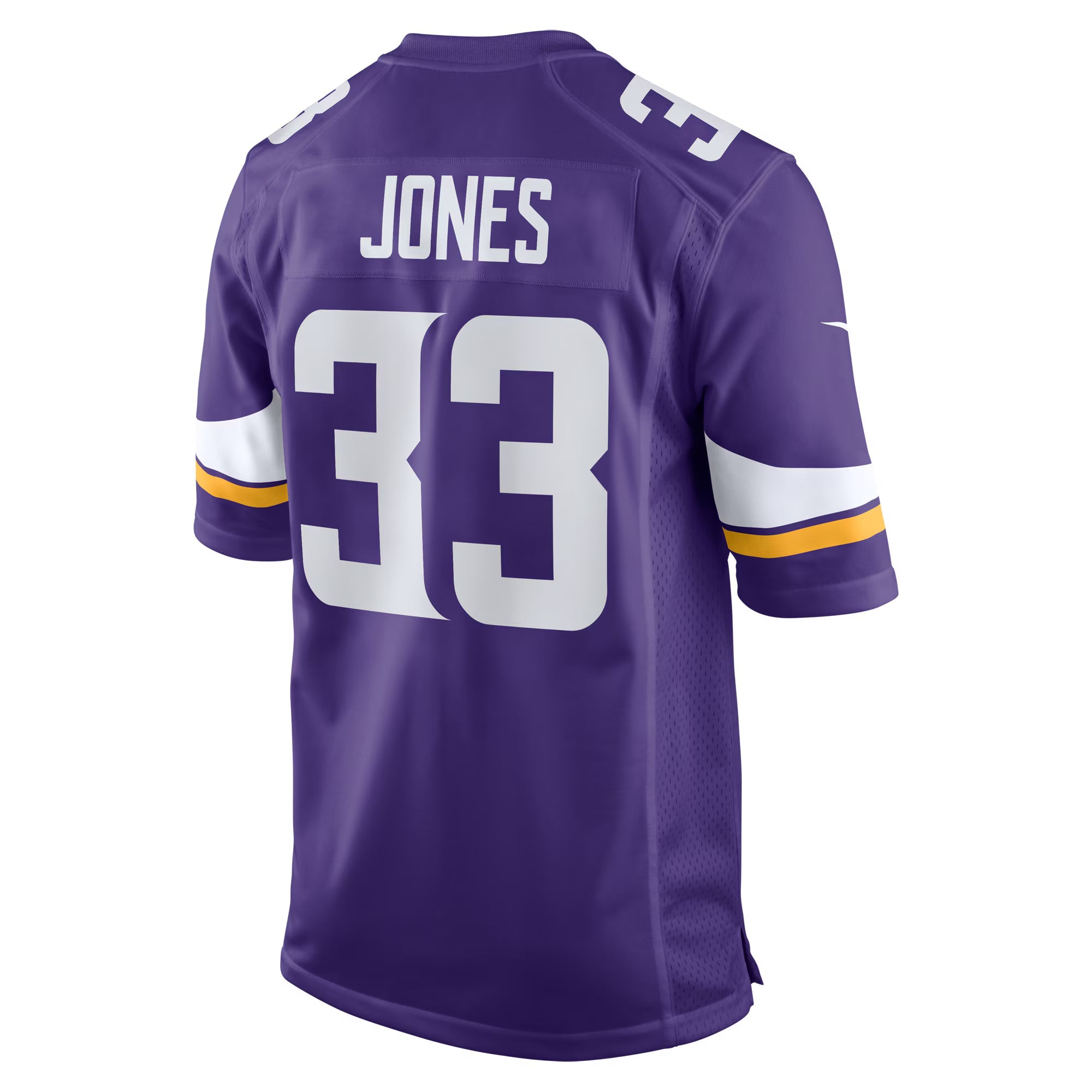 Minnesota Vikings Aaron Jones Purple Game Player Jersey