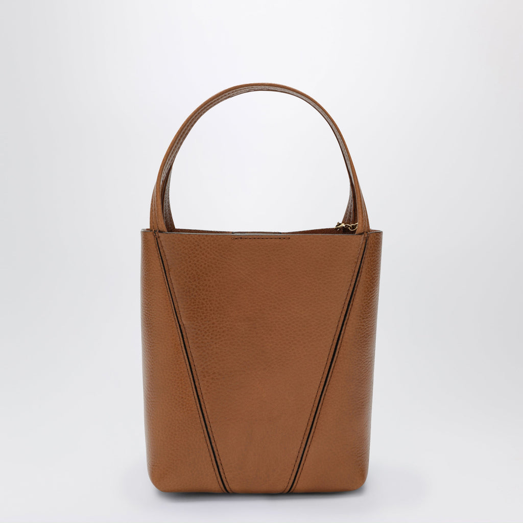 Chloe Small Spin Brown Leather Tote Bag Women