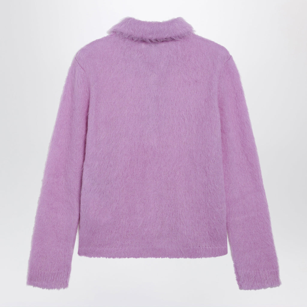 Chloe Lavender Alpaca-Blend Cardigan Women