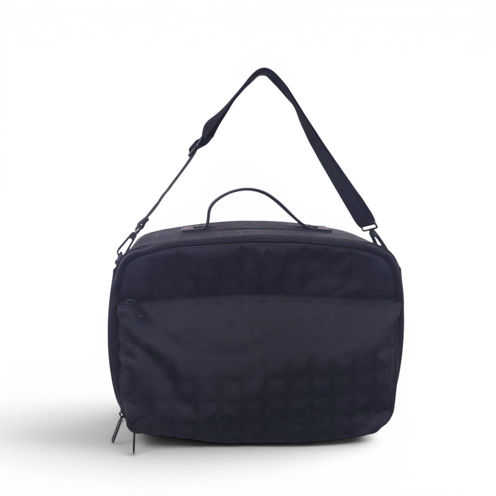 CHANEL BLACK CARRY-ON LUGGAGE BAG