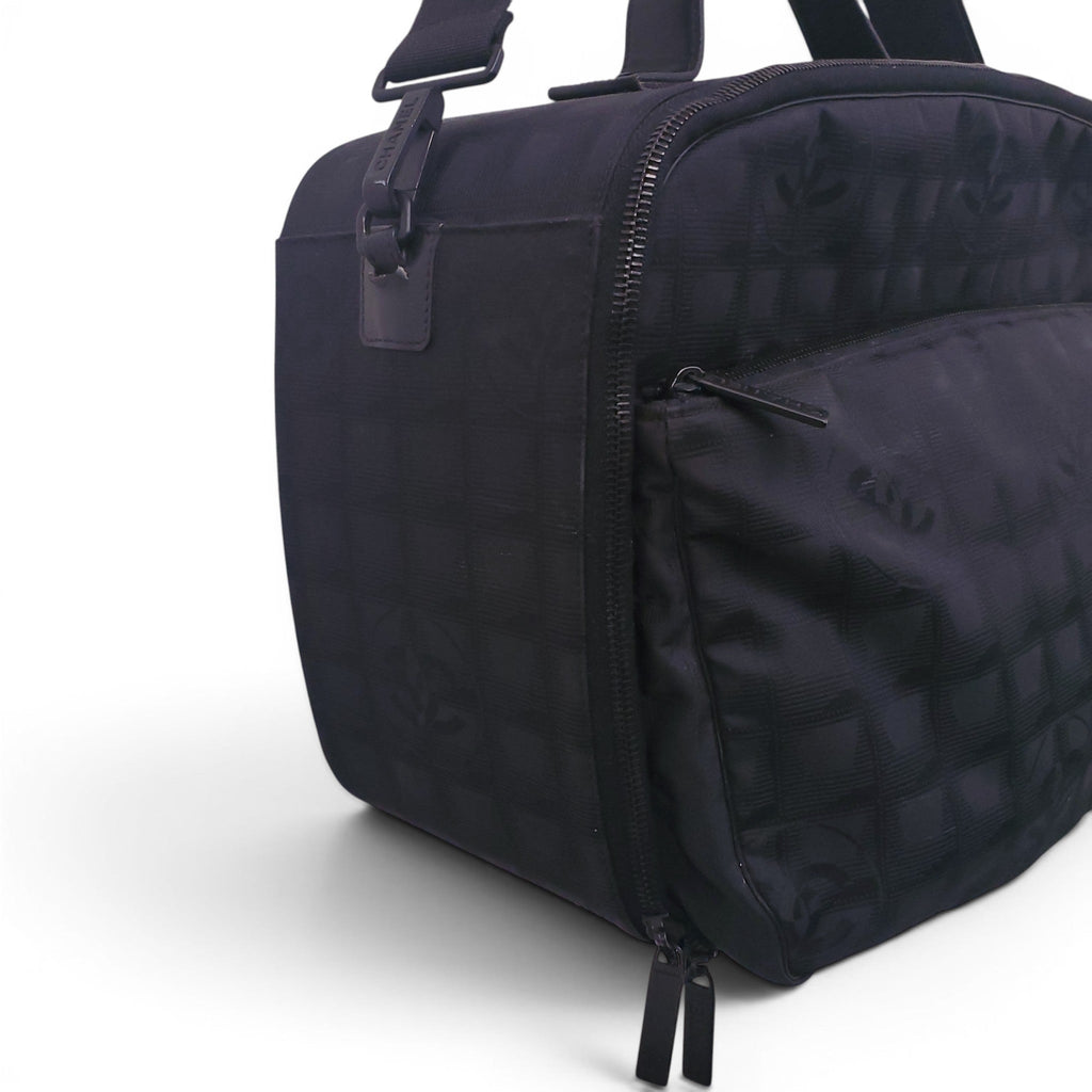 CHANEL BLACK CARRY-ON LUGGAGE BAG