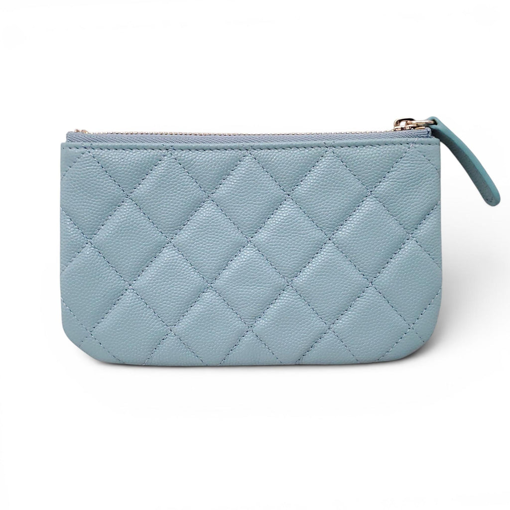 CHANEL BLUE MINI POUCH