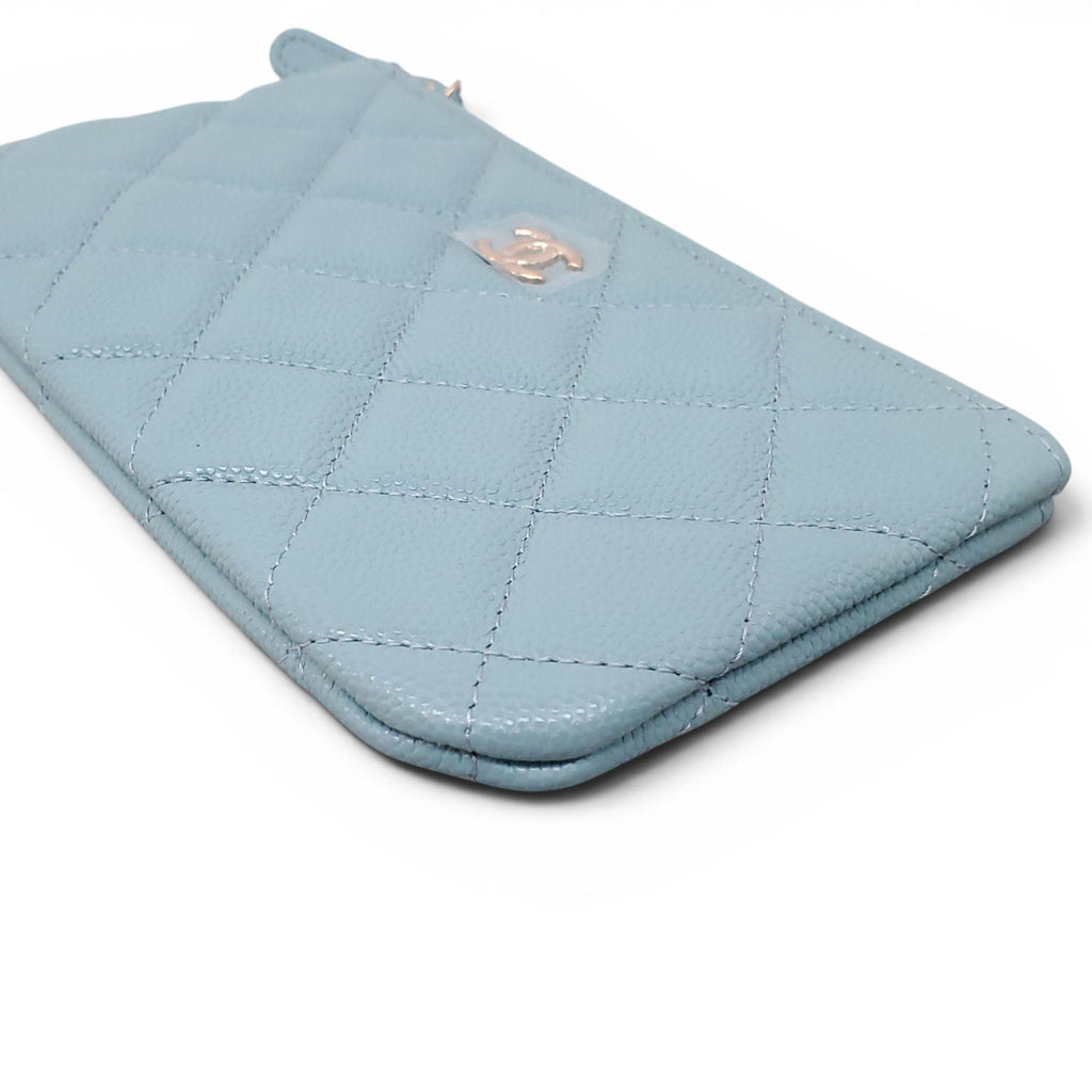 CHANEL BLUE MINI POUCH