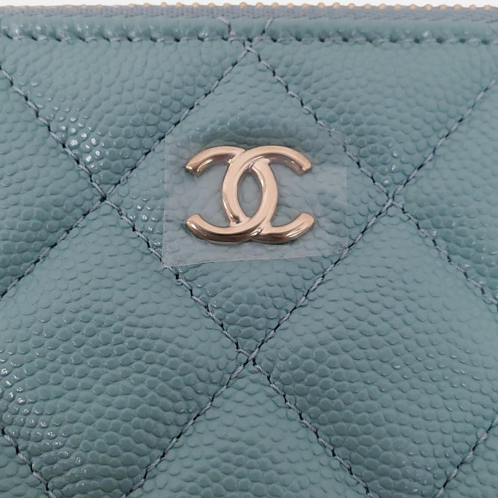 CHANEL BLUE MINI POUCH
