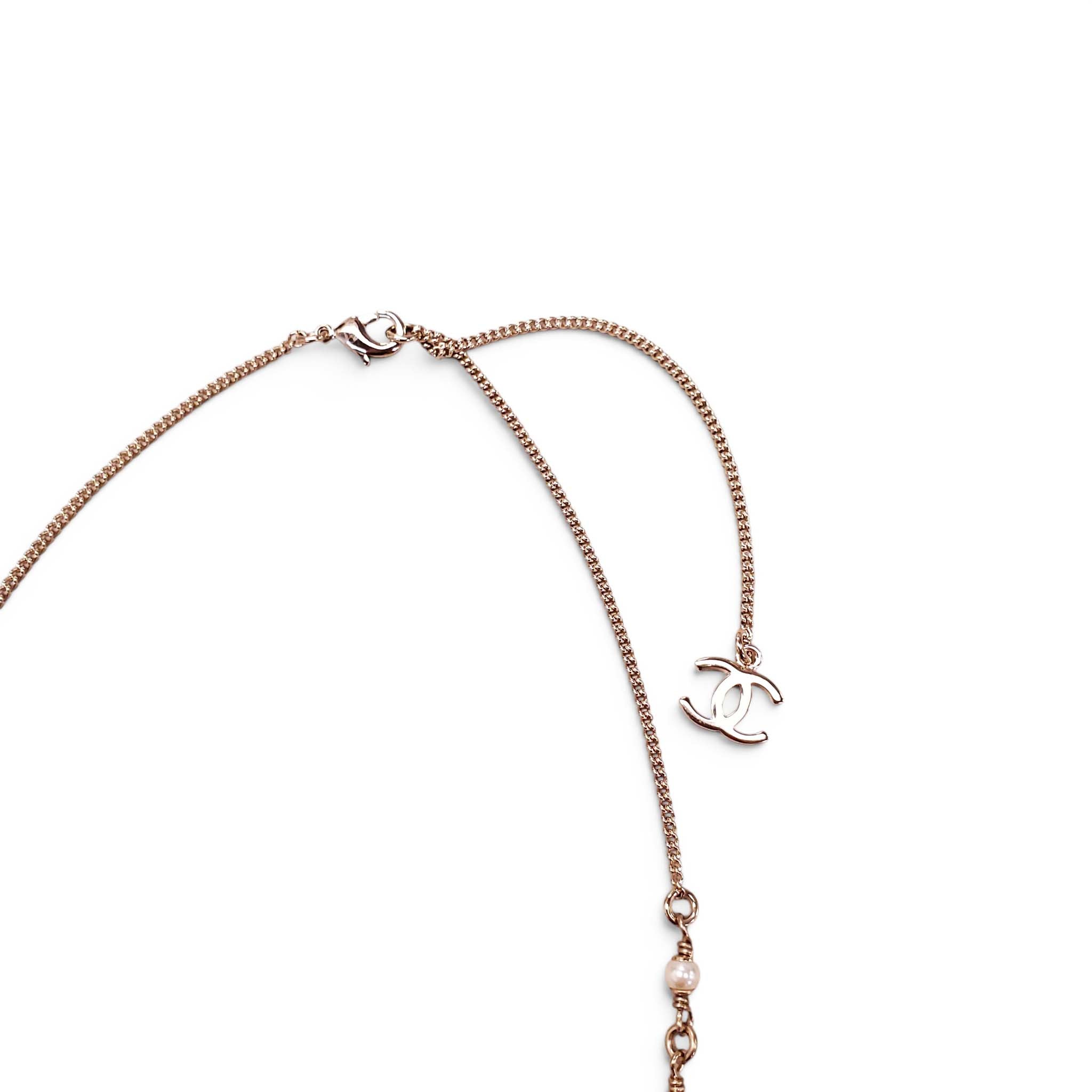 CHANEL DEER PENDANT NECKLACE