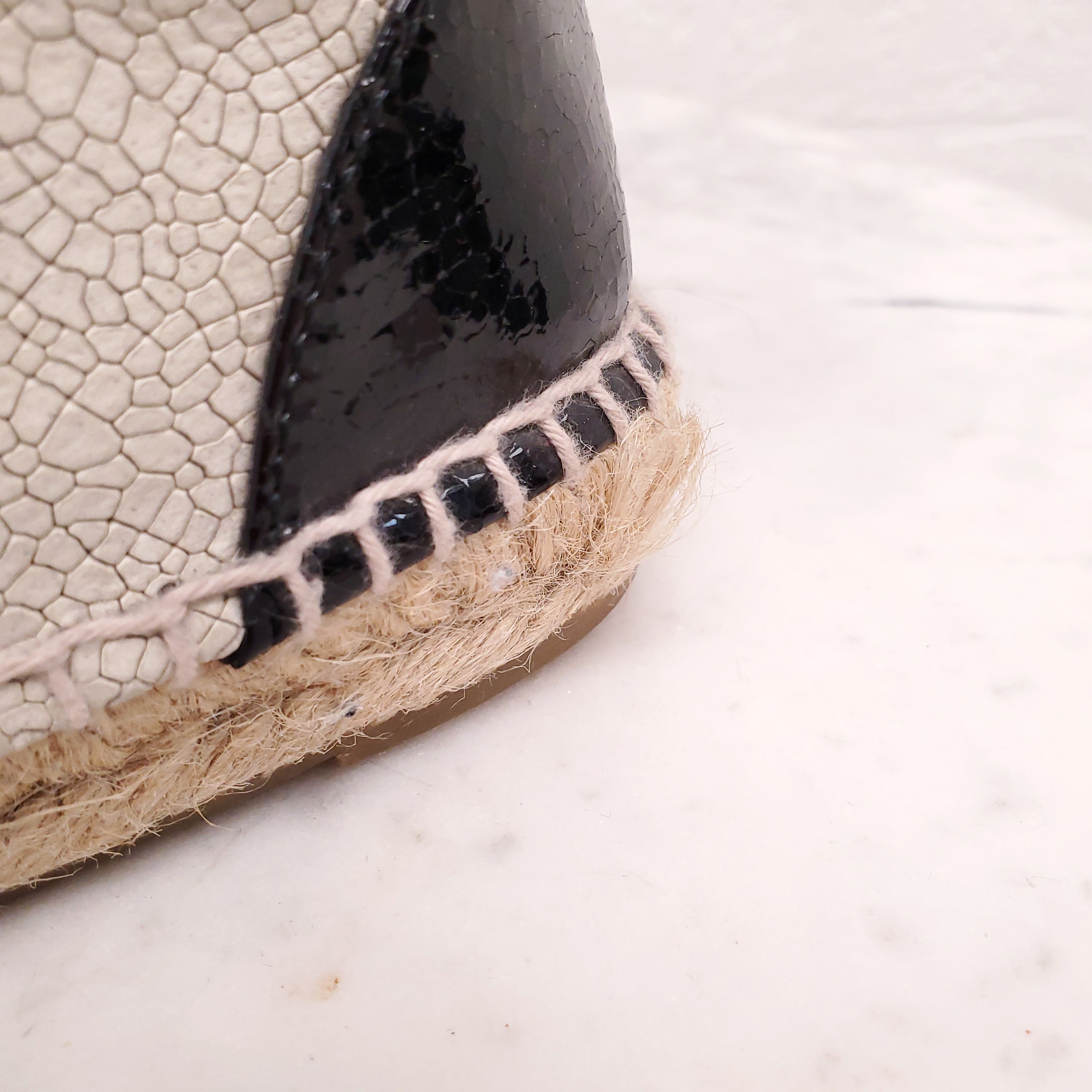 CHANEL ESPADRILLE BOOTIES - SIZE 37
