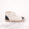CHANEL ESPADRILLE BOOTIES - SIZE 37