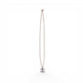 CHANEL GOLD AND SILVER CRYSTAL LOGO NECKLACE