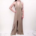 CHANEL GOLD SPARKLE GOWN - SIZE 38