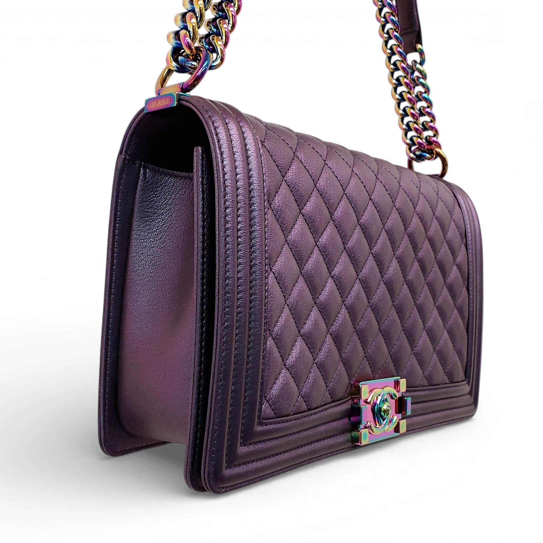 CHANEL IRIDESCENT BOY BAG