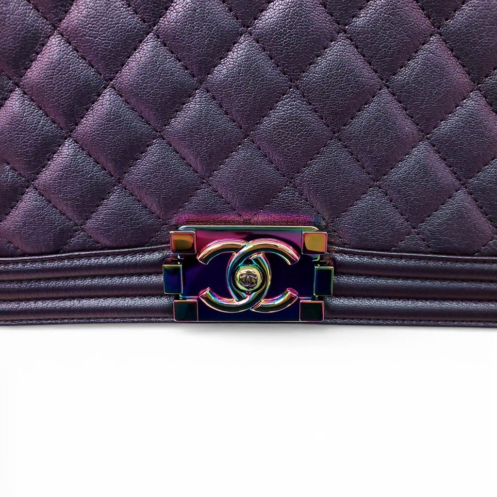 CHANEL IRIDESCENT BOY BAG
